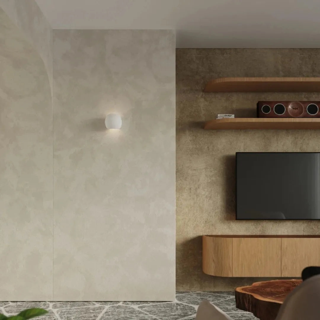 Keramische Wandlamp GLOBE – Moderne Ronde Muurlamp voor Woonkamer, Hal of Slaapkamer