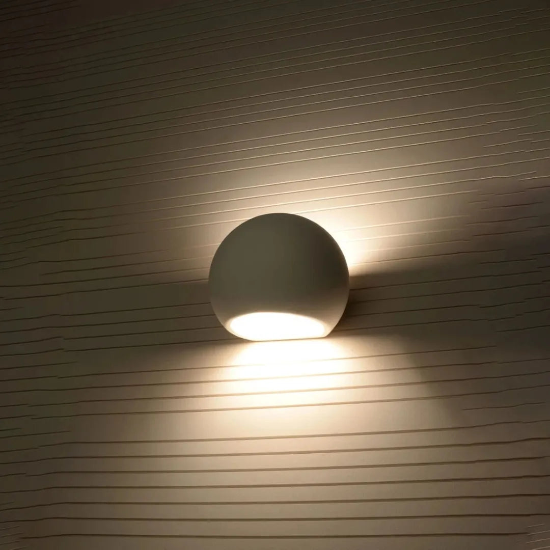 Keramische Wandlamp GLOBE – Moderne Ronde Muurlamp voor Woonkamer, Hal of Slaapkamer