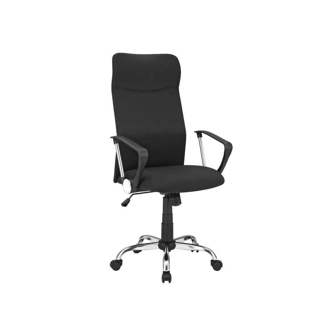 Ergonomische bureaustoel met comfortabele stofbekleding – verstelbare kantoorstoel – steun voor rug en nek