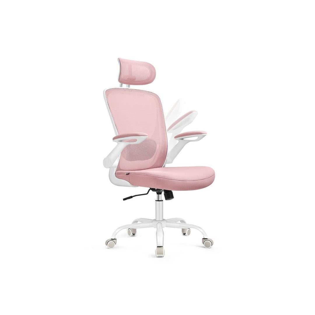 Ergonomische bureaustoel met hoofdsteun – verstelbare rugleuning – comfort en ondersteuning – zwart