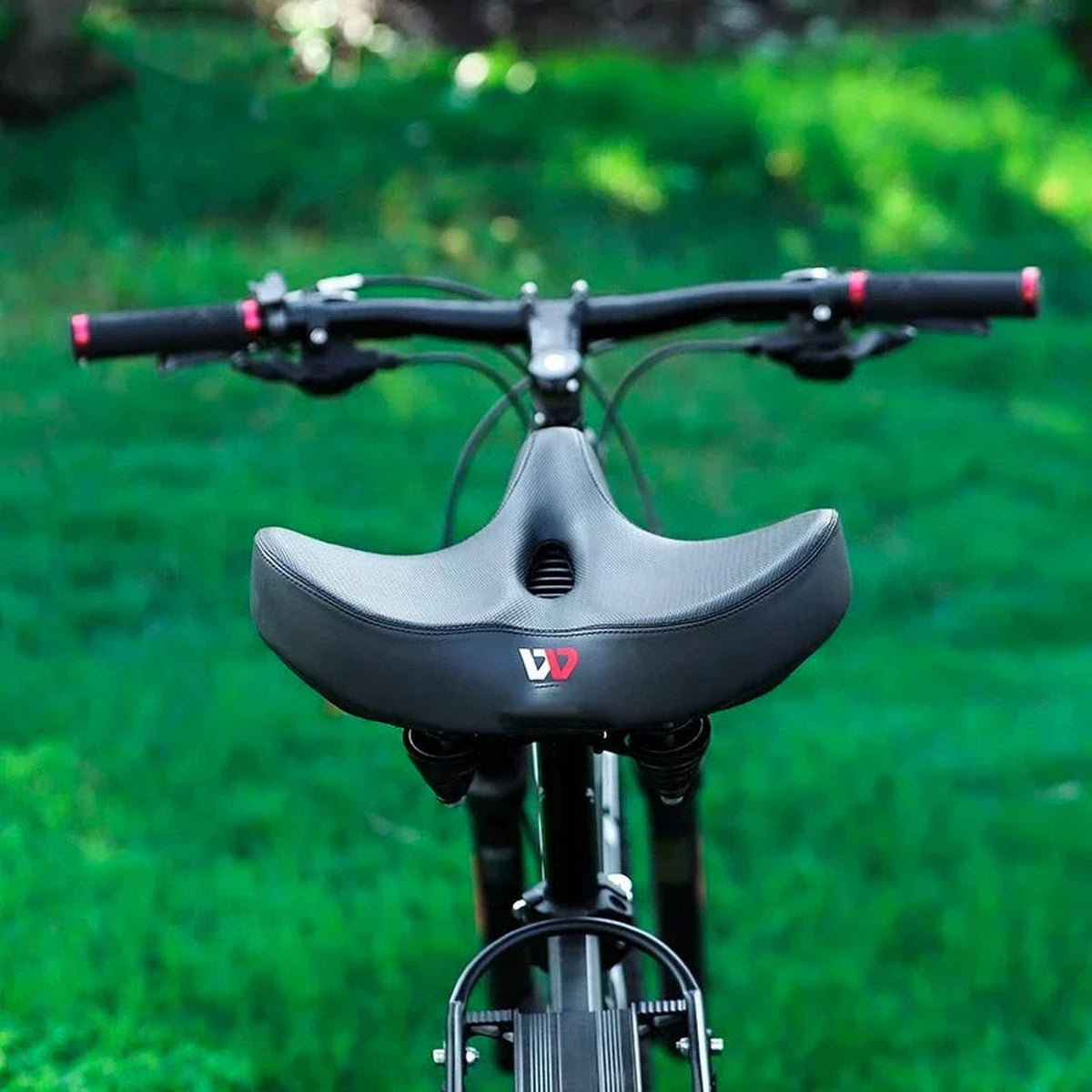 fietszadel – met de meegeleverde onderdelen
