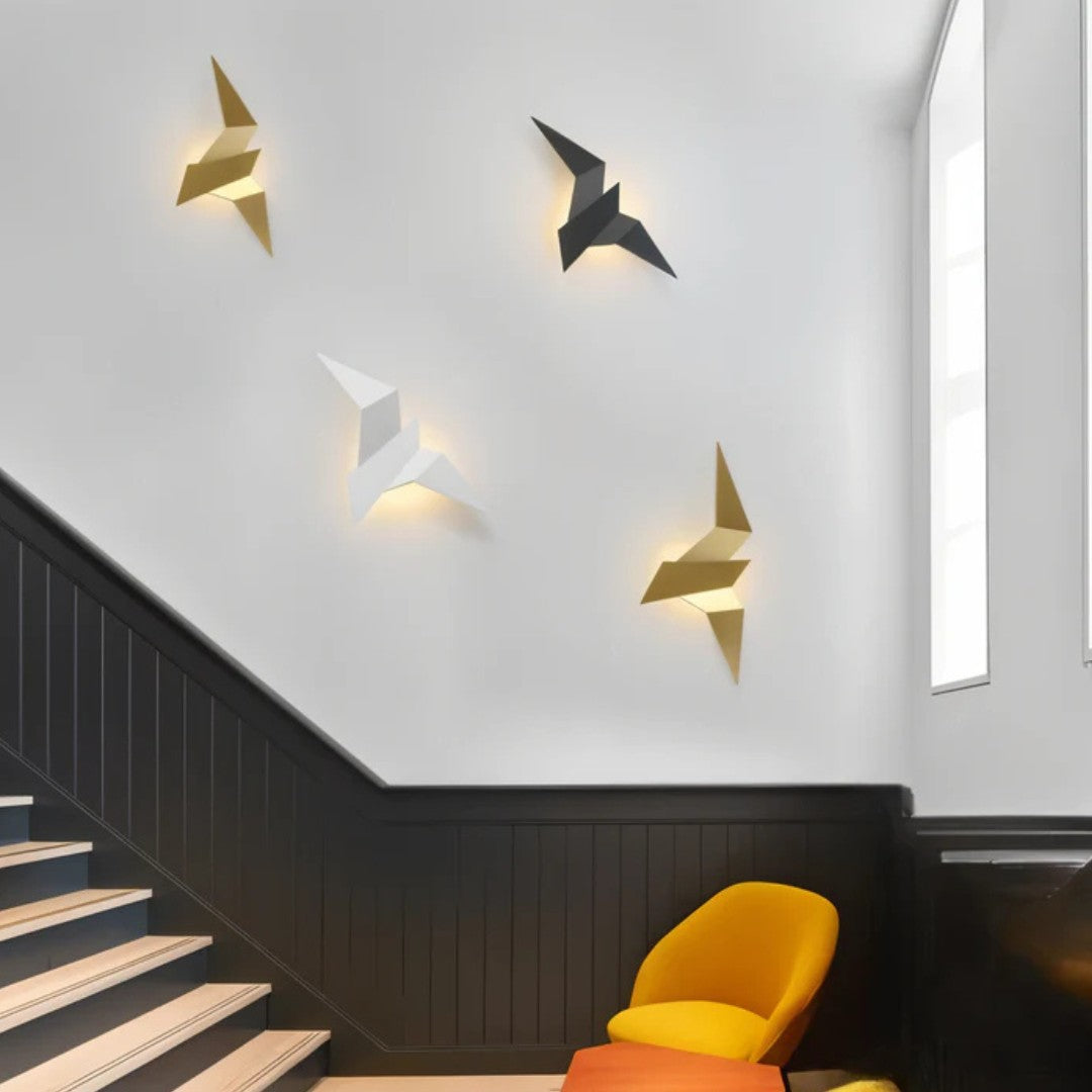 Jelva wandlamp in zwart van metaal – vooraanzicht
