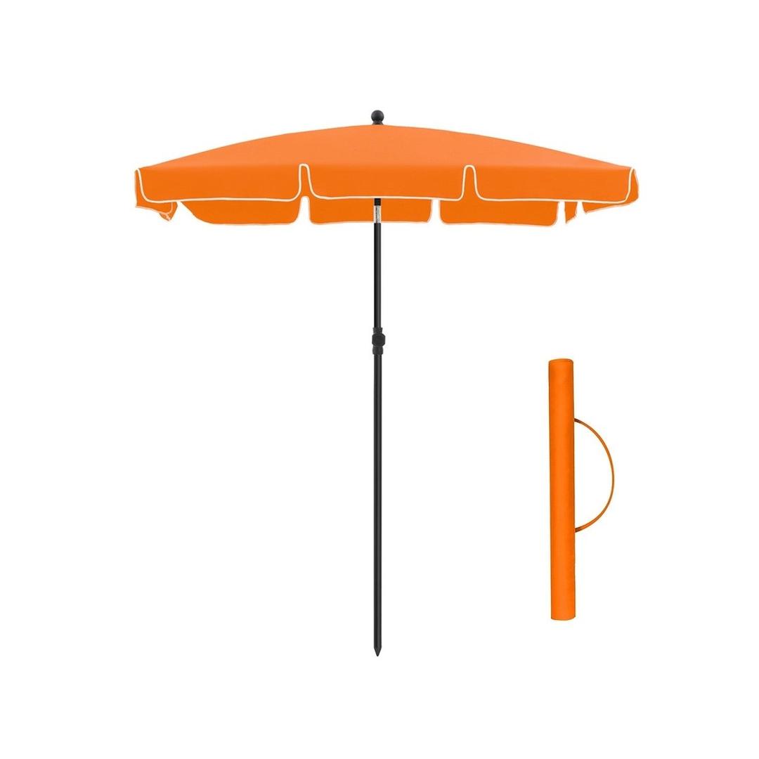 Rechthoekige parasol – kantelbaar en in hoogte verstelbaar – UPF 50+ UV-bescherming – 200x125, 230x150 of 180x125 cm