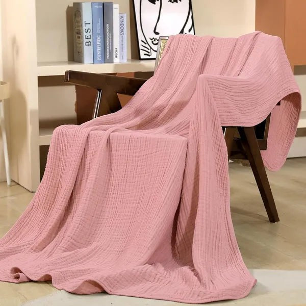 Kolstad plaid van katoen – geplaatst in een interieur
