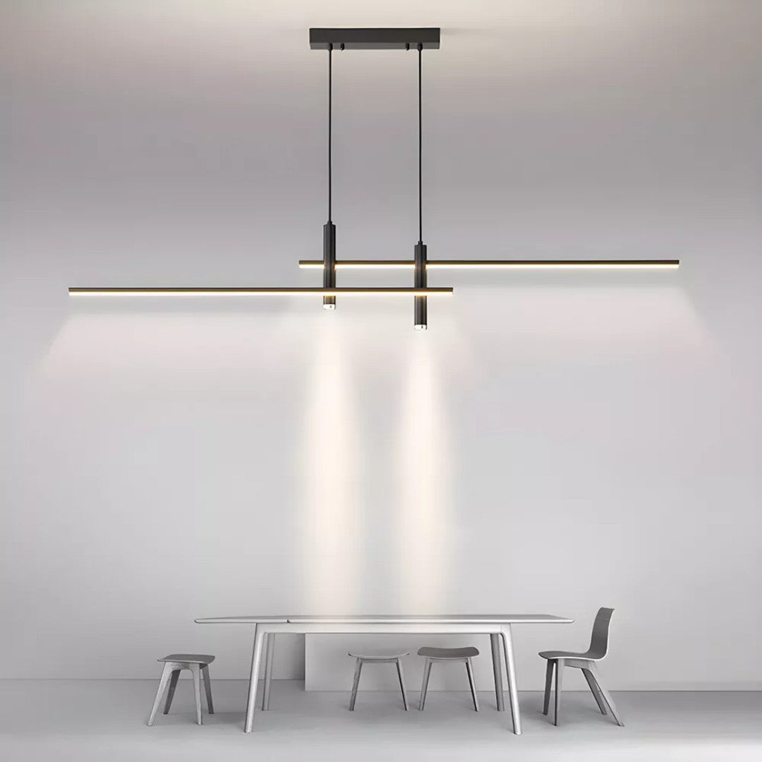 Lyndal hanglamp van aluminium – sfeerbeeld in huis