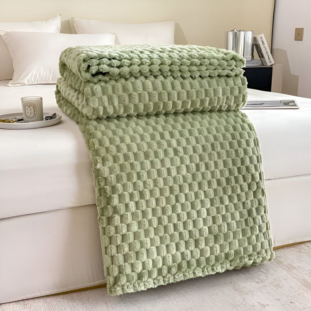 Meldra plaid van polyester – met de meegeleverde onderdelen