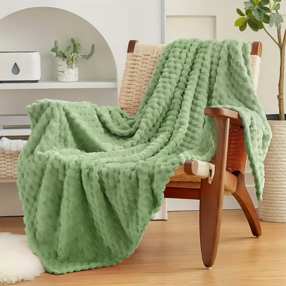 Meldra plaid van polyester – in gebruik