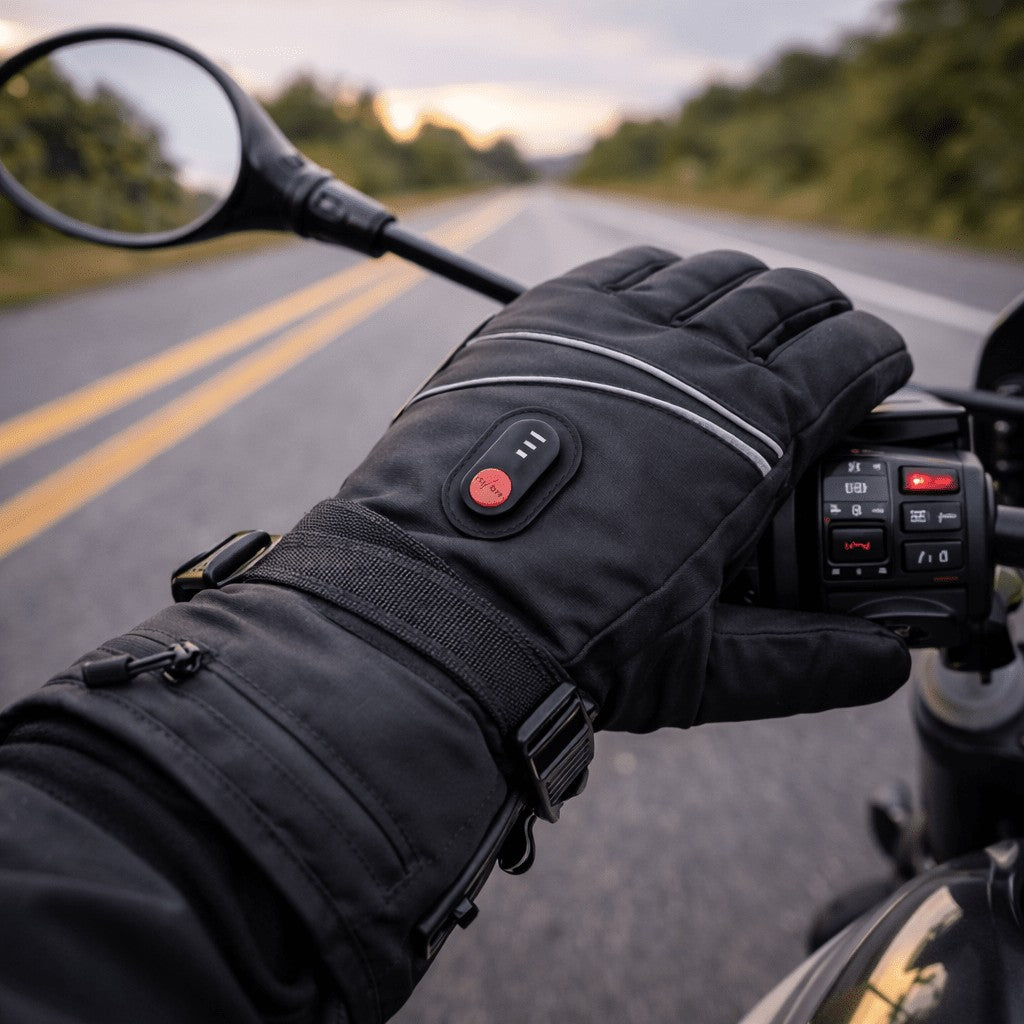 Mermar product in zwart 3 (for motorcycle) van polyester – in een woonkamer