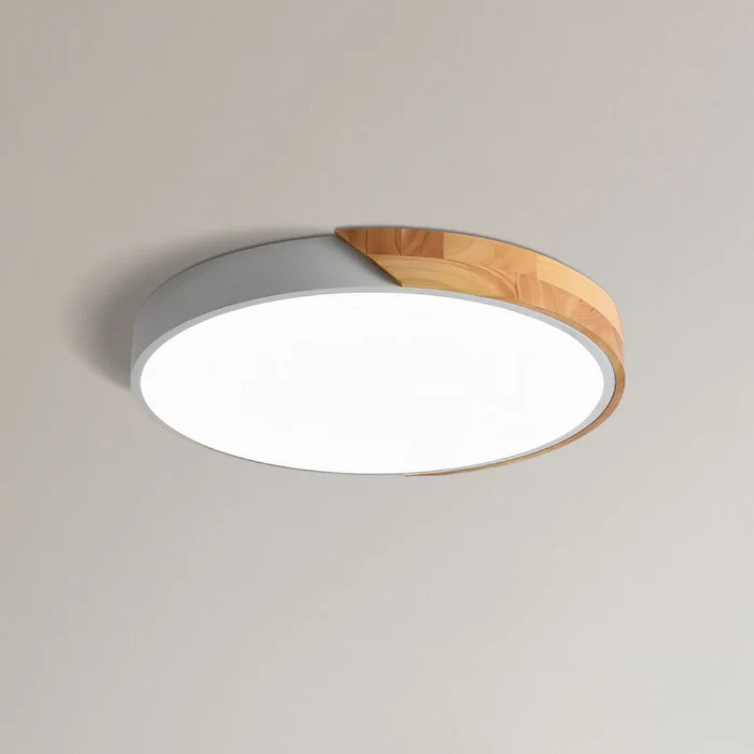 Naldra plafondlamp van hout, acryl – geplaatst in een interieur (21)