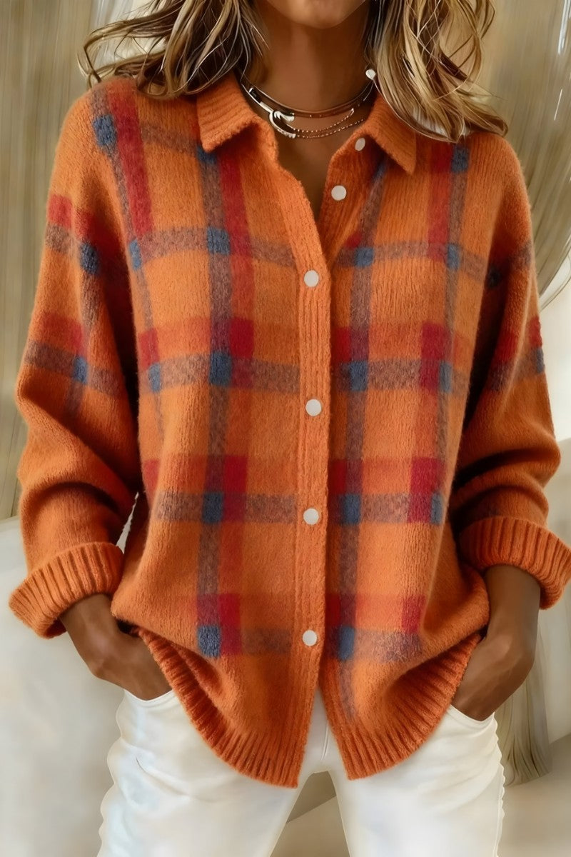 Nolina vest in oranje – vooraanzicht