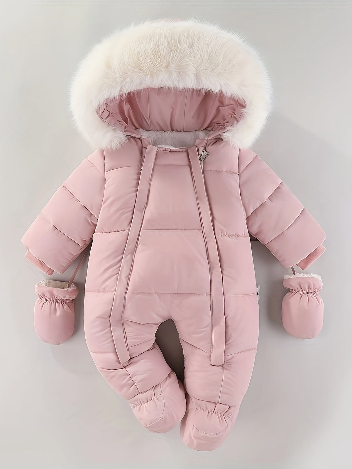 Nord1134 product in beige van polyester en katoen met gewatteerde vulling – vooraanzicht