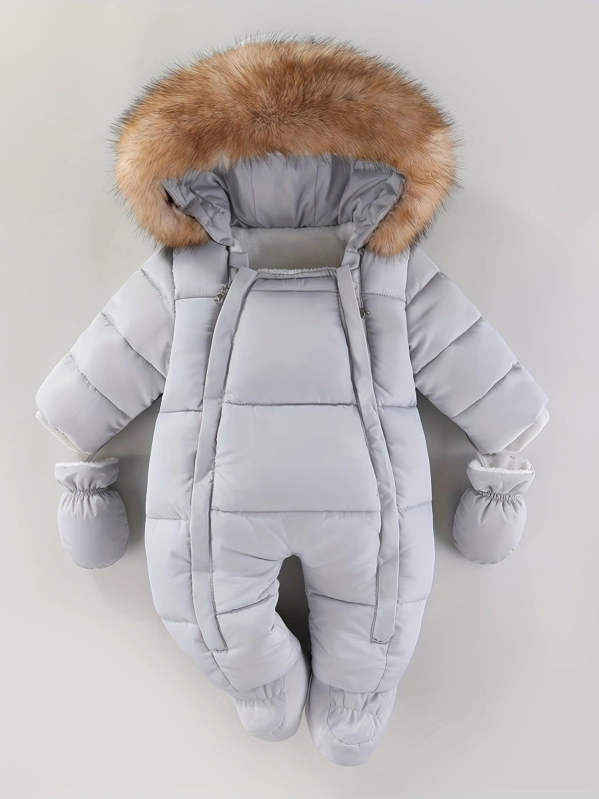 Nord1134 product in roze van polyester en katoen met gewatteerde vulling – detailfoto van de afwerking