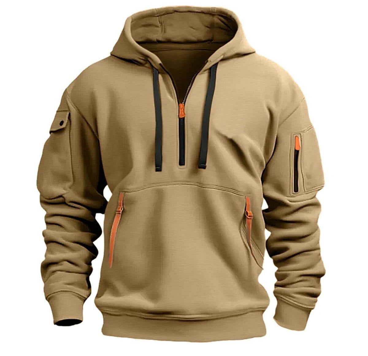 Nord3916 trui in bruin van 100% polyester – in gebruik