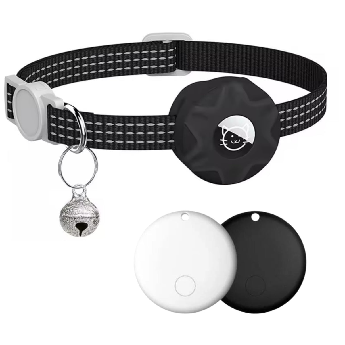 Nord4860 gps-tracker van polyester band, kunststof behuizing (waterdicht en schokbestendig) – vooraanzicht