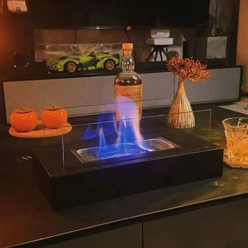 Nord5147 tafelhaard van tempered glas and staal – achteraanzicht