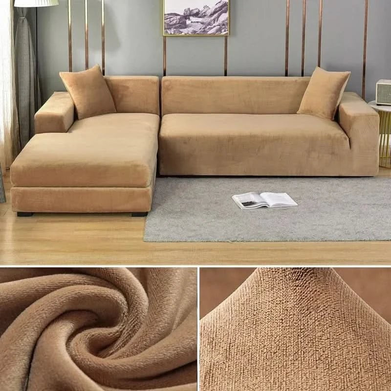 Nord531 bankhoes van 100% polyester with velvety surface – geplaatst in een interieur