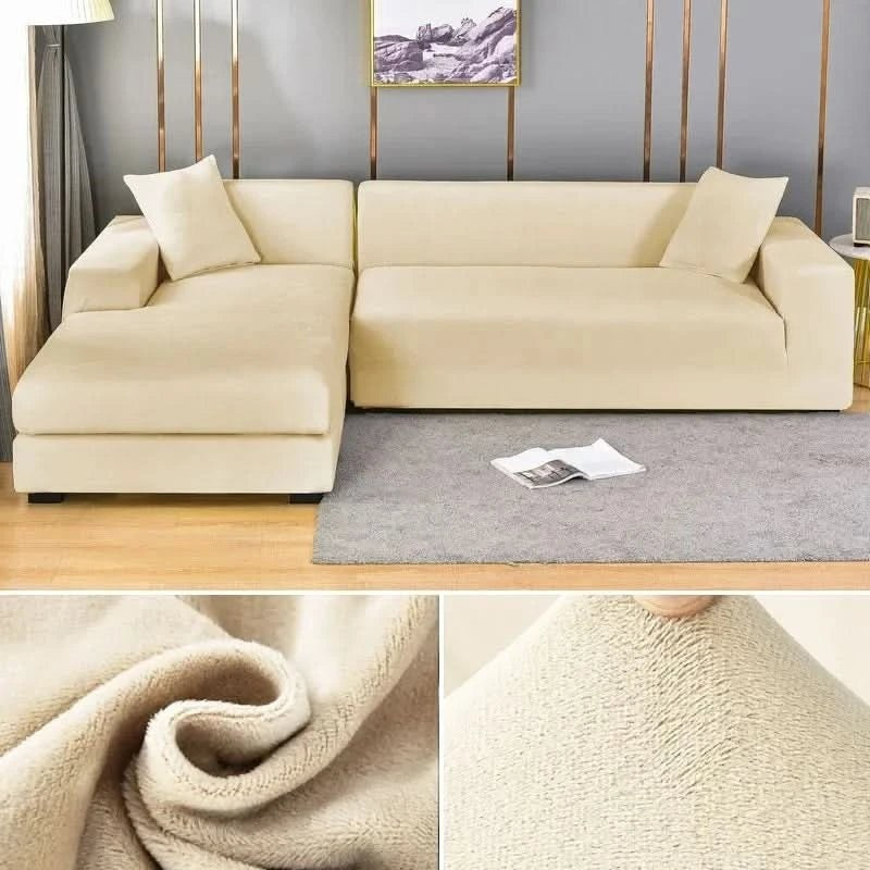 Nord531 bankhoes in groen van 100% polyester with velvety surface – van bovenaf gezien