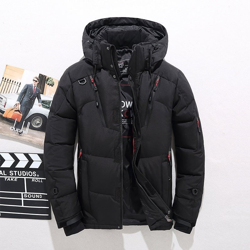 Nord763 jas in zwart van polyester outer layer + thermal inner lining – vooraanzicht