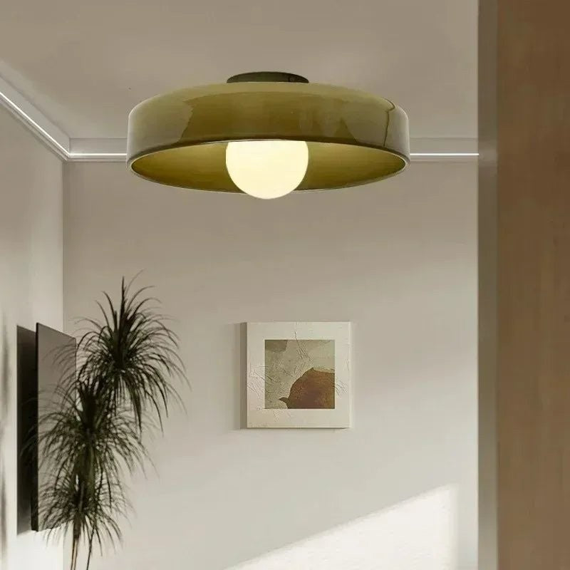 Nord8393 plafondlamp van high-quality, sustainable glas – vooraanzicht