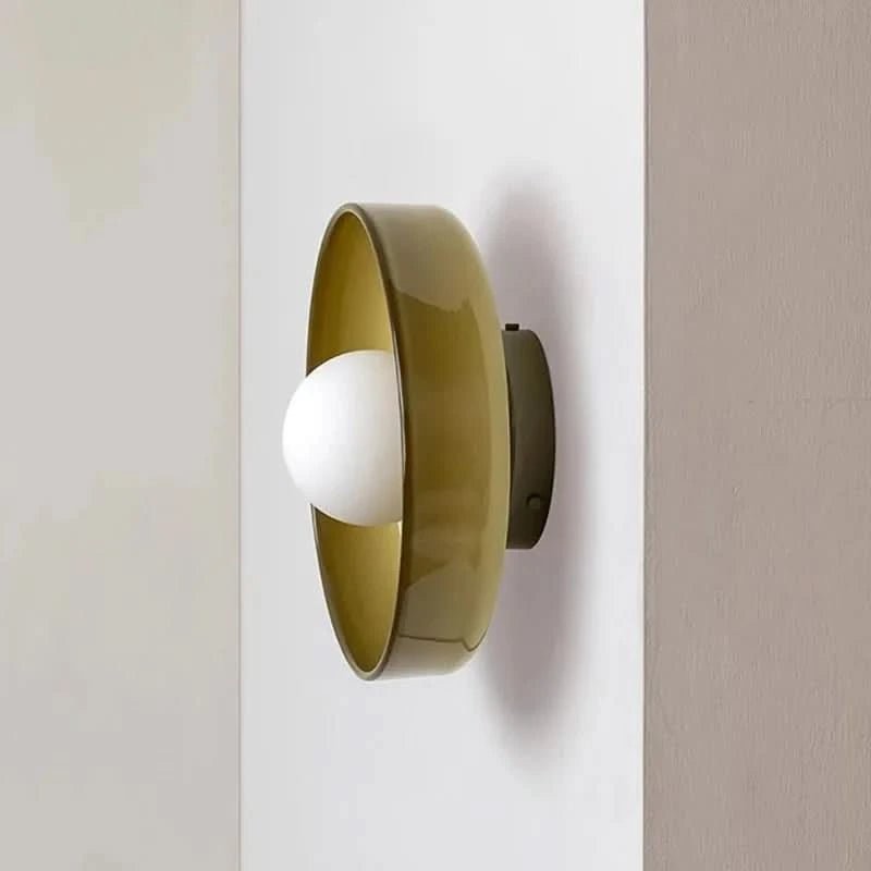 Nord8393 plafondlamp van high-quality, sustainable glas – close-up van het materiaal