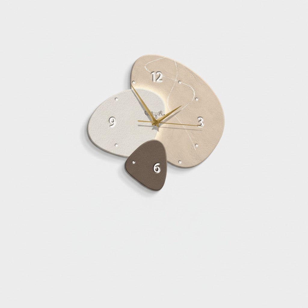 Nord9134 wandklok van high-quality material – van bovenaf gezien