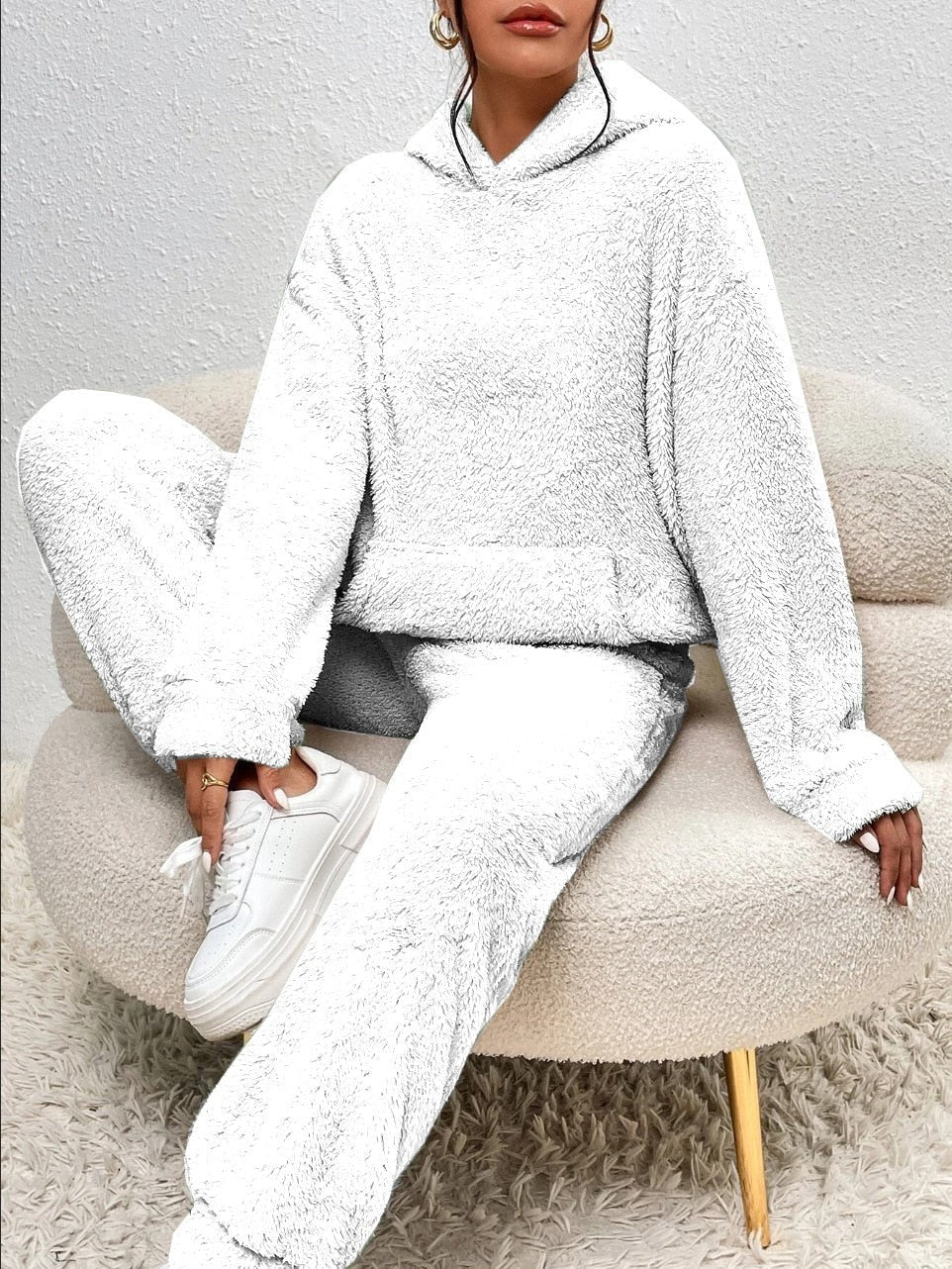 Nord9323 pyjamaset van polyester – detailfoto van de afwerking