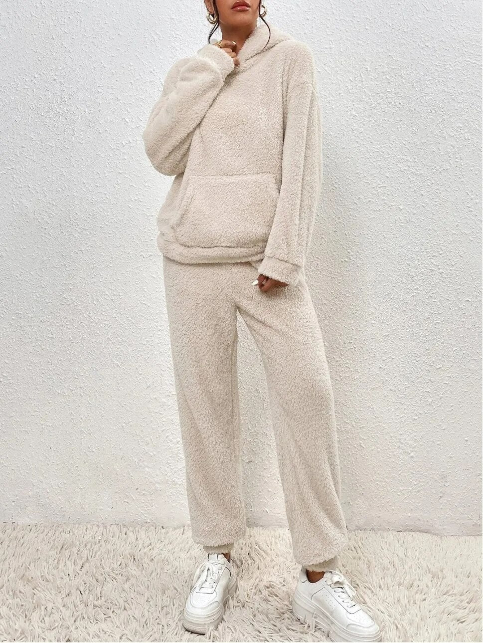 Nord9323 pyjamaset van polyester – close-up van het materiaal