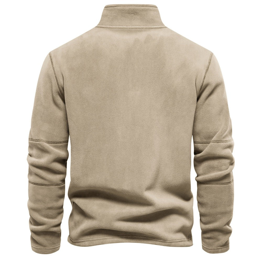 Nord9344 trui van premium fleece polyester – close-up van het materiaal