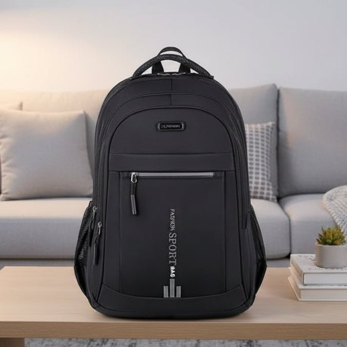Nord9586 product in zwart van oxford fabric – vooraanzicht