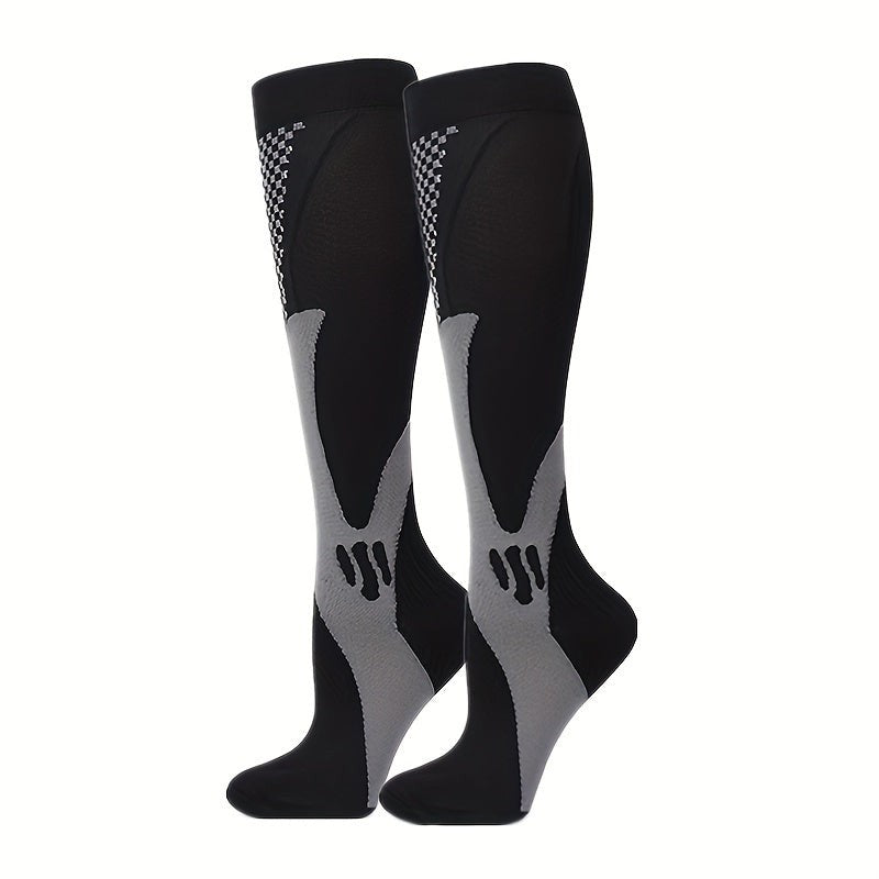 Nord9778 product in blauw van nylon, spandex – close-up van het materiaal