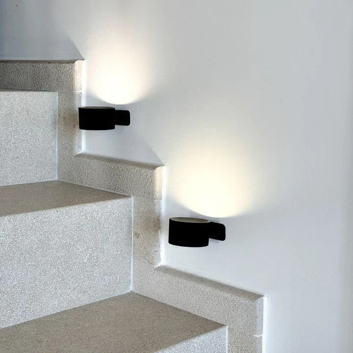 Ombra wandlamp van abs/pc-kunststof – achteraanzicht