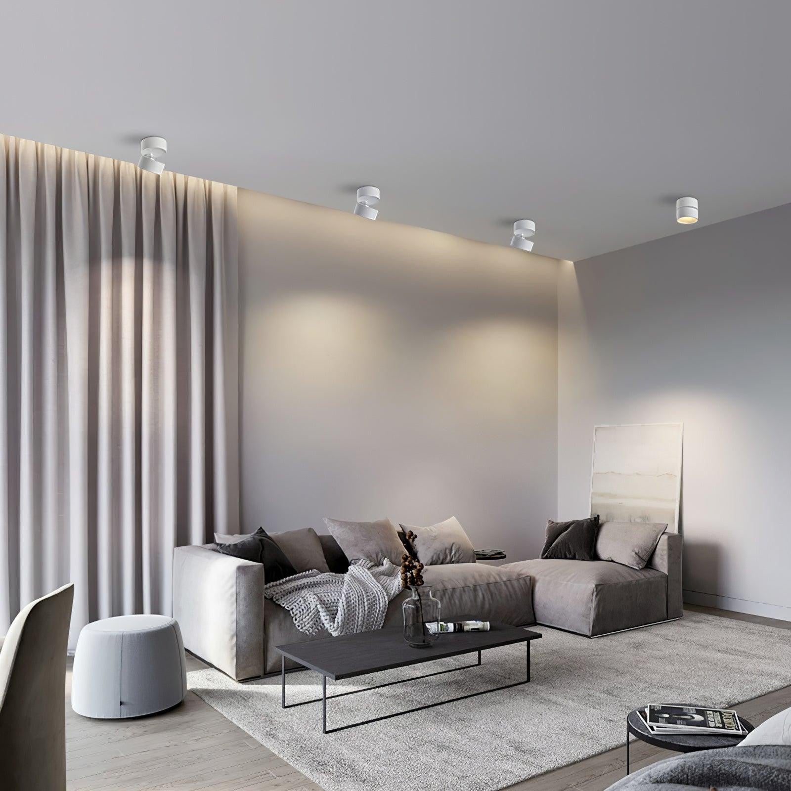 Oslund spot van aluminium – sfeerbeeld in huis