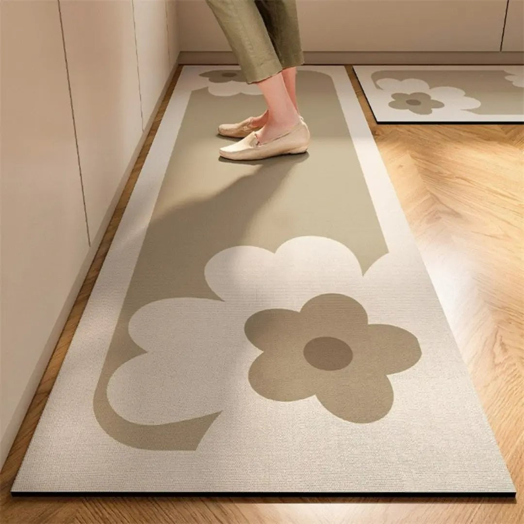 Palmvik keukenmat van absorberend fiber fabric with rubber backing – zijaanzicht