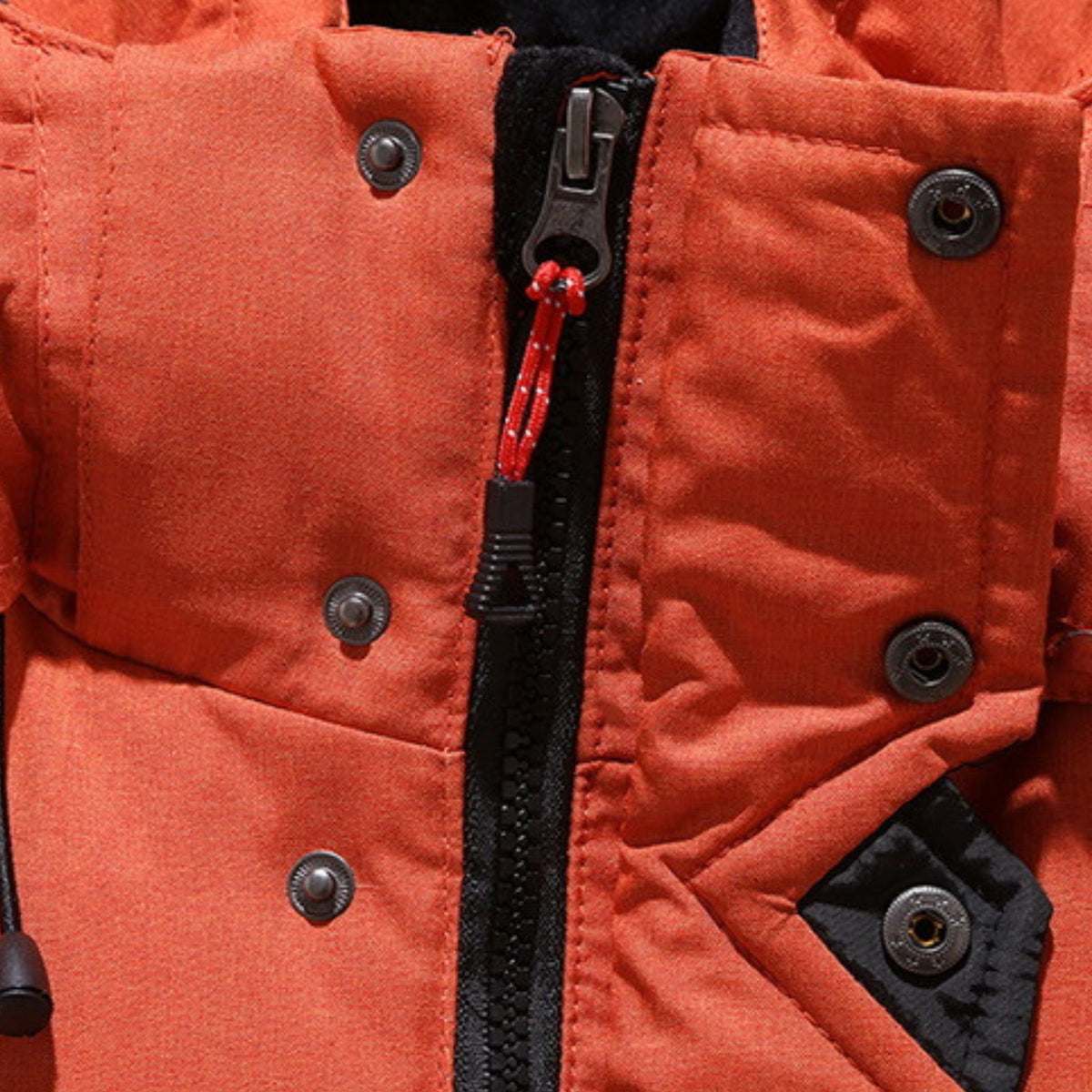 parka – met de meegeleverde onderdelen