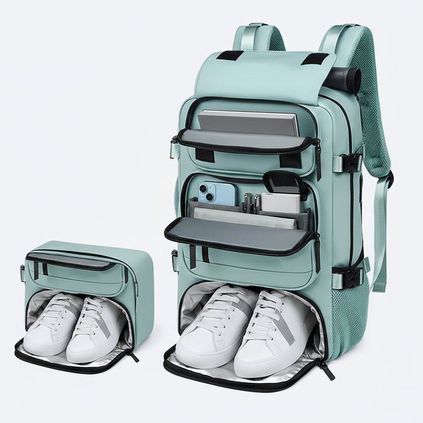 Ravidal product in mint groen van high-density, waterdicht oxford fabric – zijaanzicht