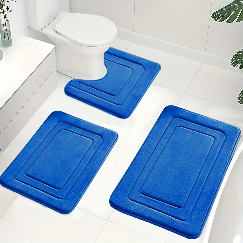 Ronda badmat van hoogwaardig memory foam met microvezel toplaag – met de meegeleverde onderdelen