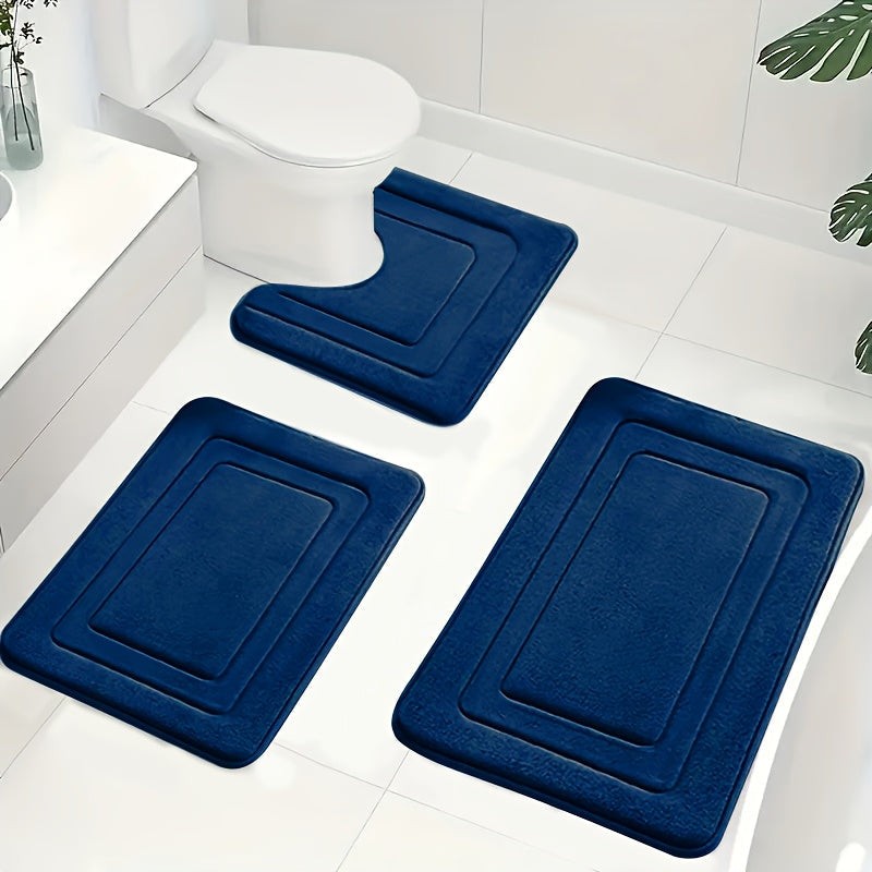 Ronda badmat van hoogwaardig memory foam met microvezel toplaag – in een woonkamer