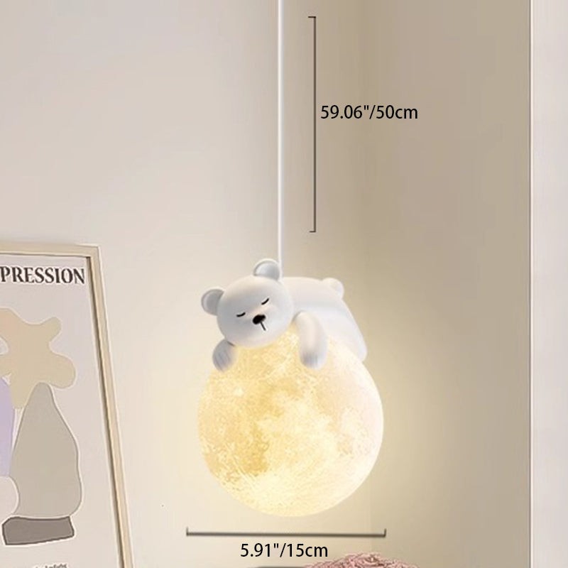 Salvik hanglamp van hardware, resin – in gebruik