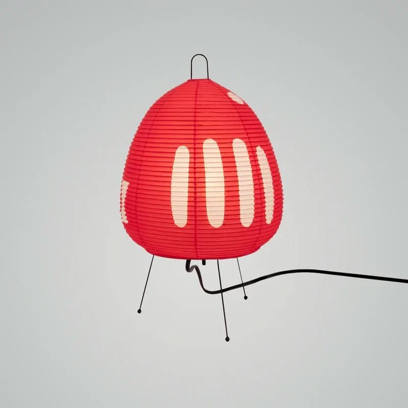Soltra tafellamp van strijken stand + rice paper lamp body – detailfoto van de afwerking (15)
