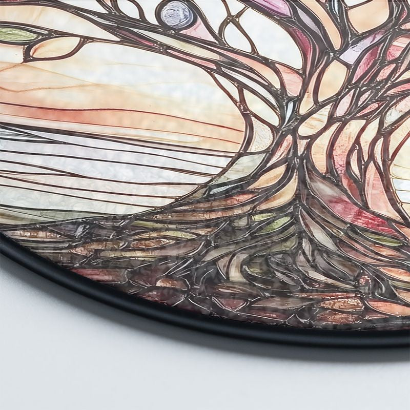 Sorenta zonnevanger van hoogwaardig acryl-in-lood design met metalen rand – zijaanzicht