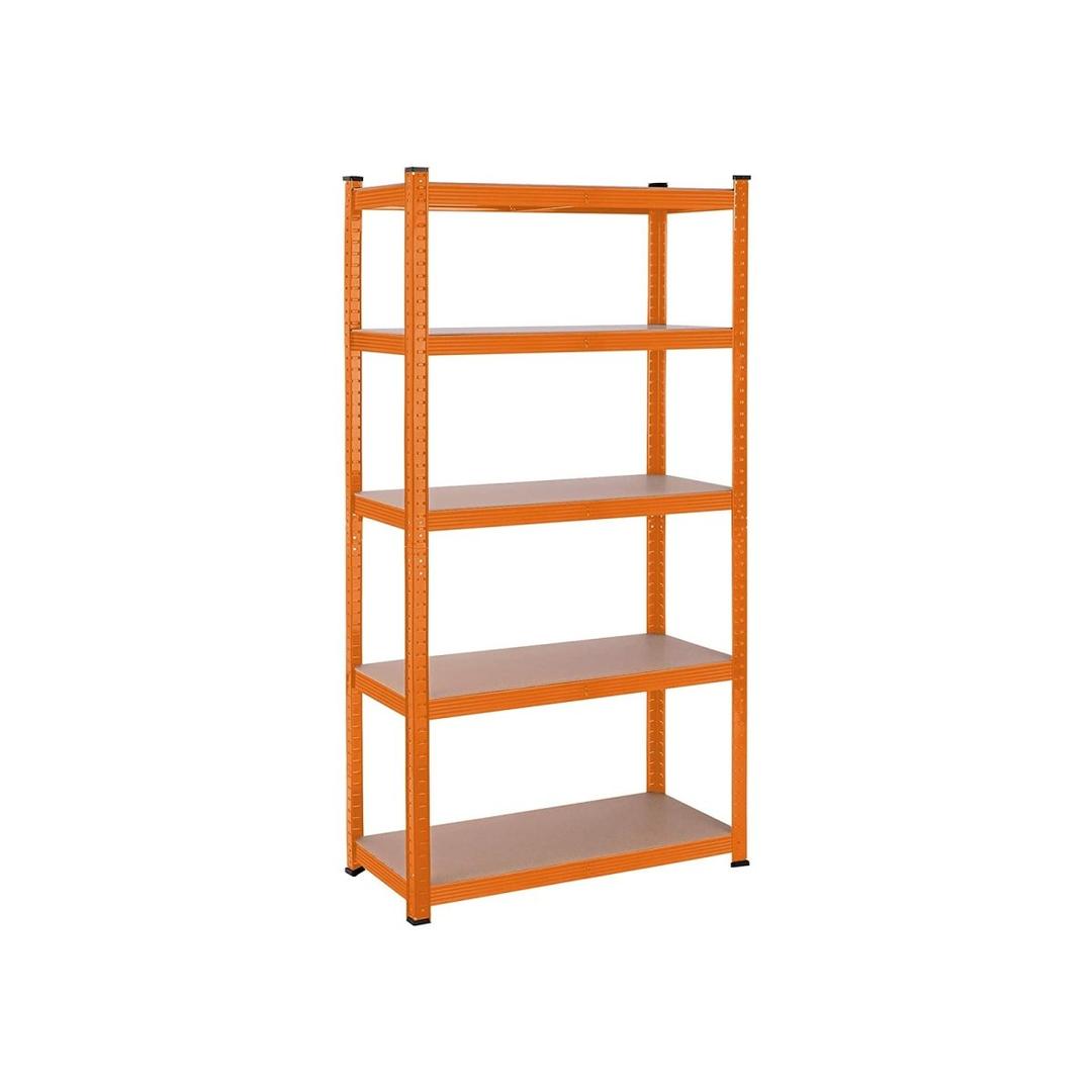 Stellingkast – stevig rek – magazijnrek – metalen opbergrek – hoge draagkracht – voor garage, werkplaats en opslag