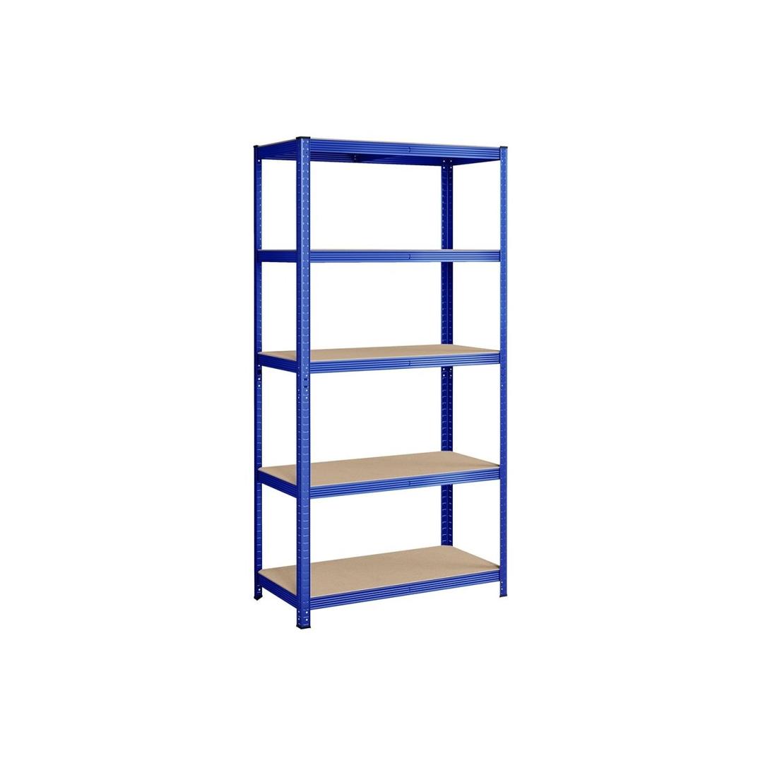 Stellingkast – stevig rek – magazijnrek – metalen opbergrek – hoge draagkracht – voor garage, werkplaats en opslag