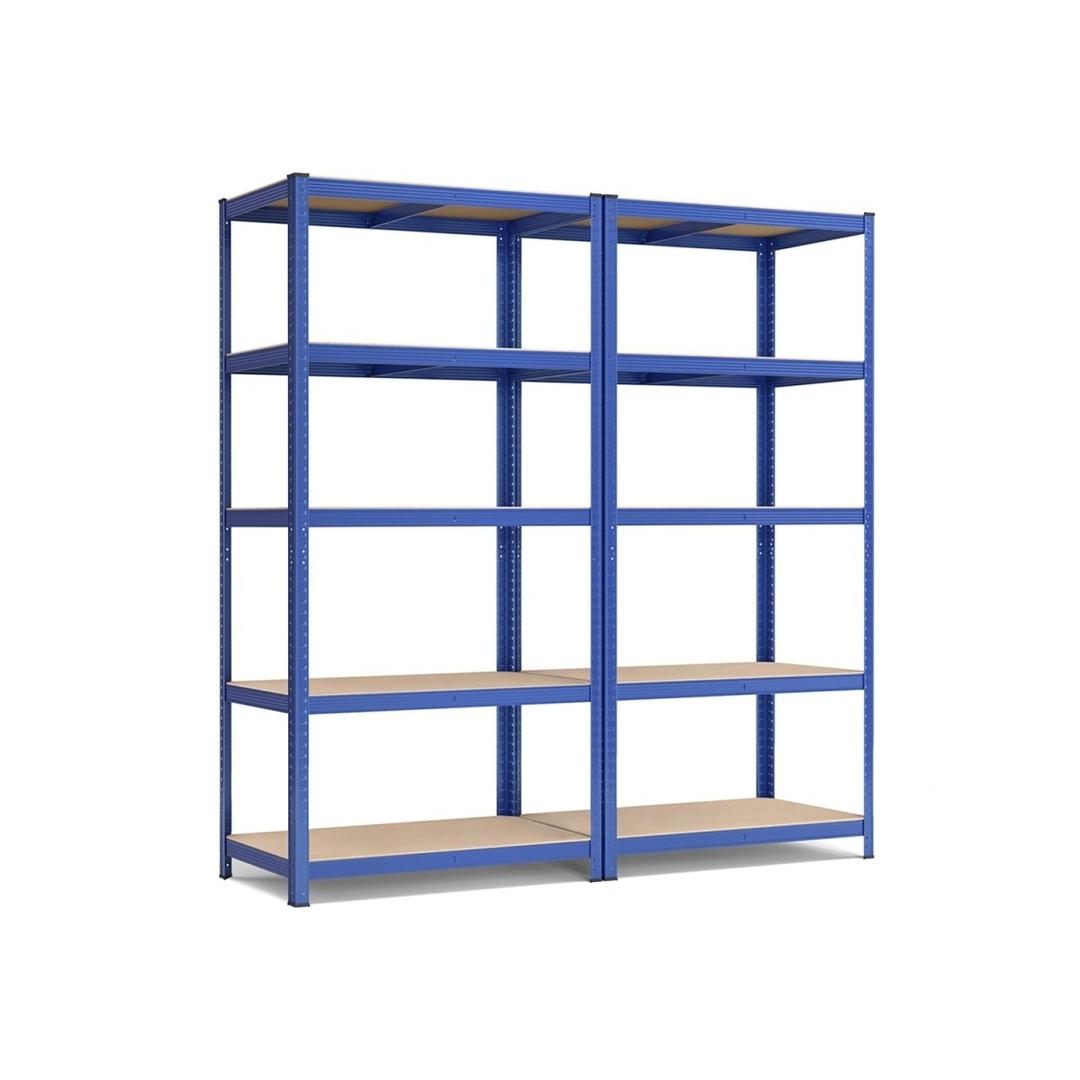 Stellingkast – stevig rek – magazijnrek – metalen opbergrek – hoge draagkracht – voor garage, werkplaats en opslag