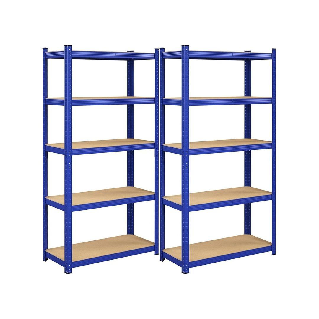 Stellingkast – stevig rek – magazijnrek – metalen opbergrek – hoge draagkracht – voor garage, werkplaats en opslag