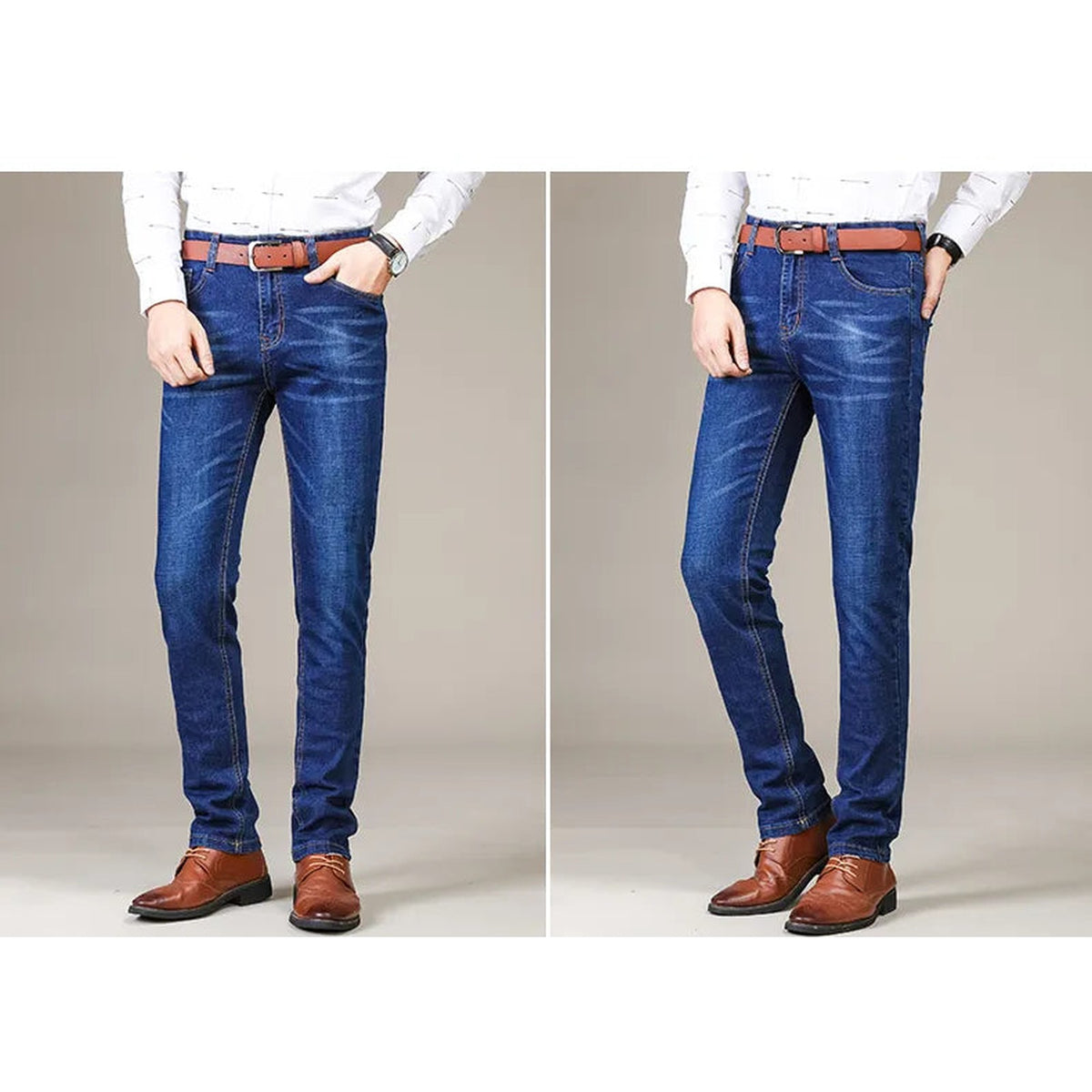jeans – met de meegeleverde onderdelen