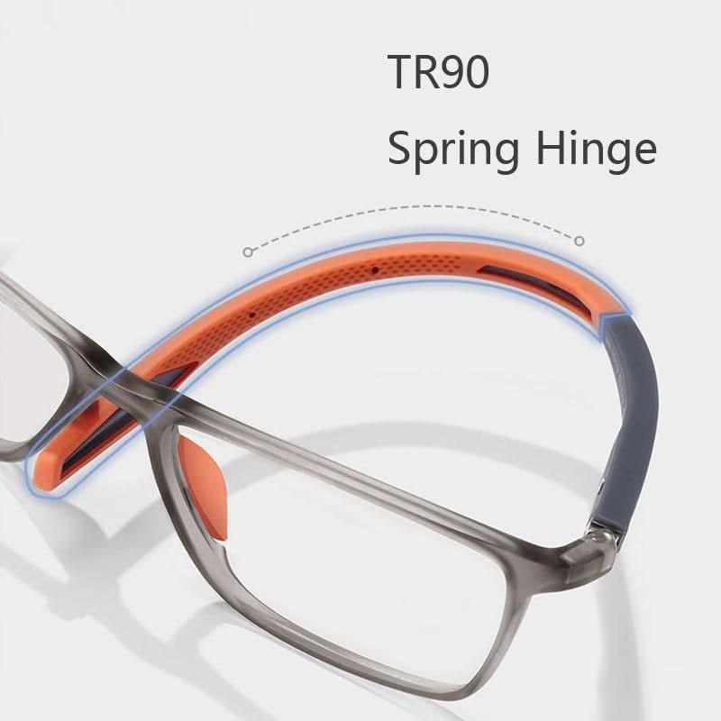 Toranlund product van lichtgewicht, duurzaam frame with standard reading lenses – geplaatst in een interieur