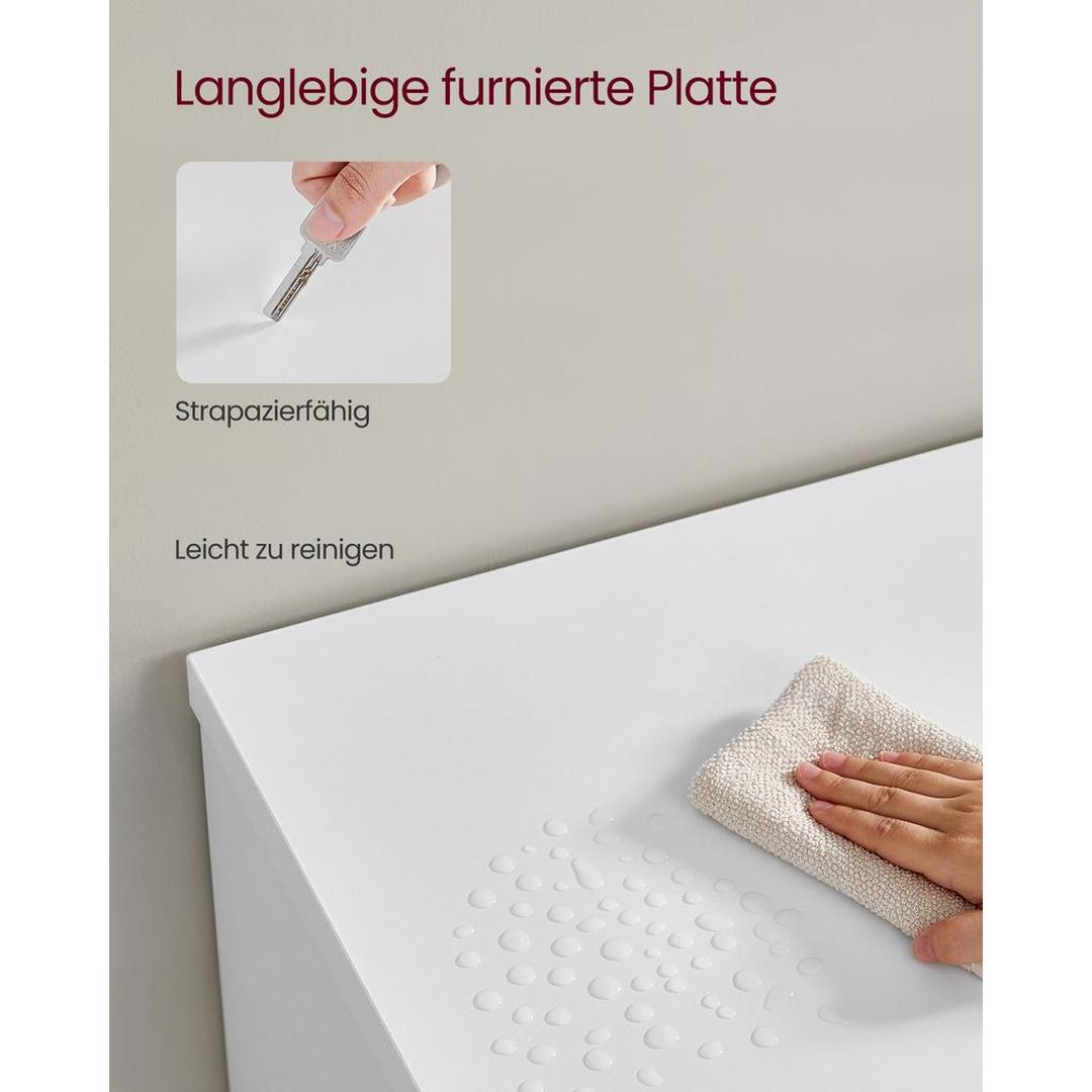 TV-Meubel met LED-Verlichting en Verstelbare Opbergvakken – Moderne Opbergkast voor Woonkamer