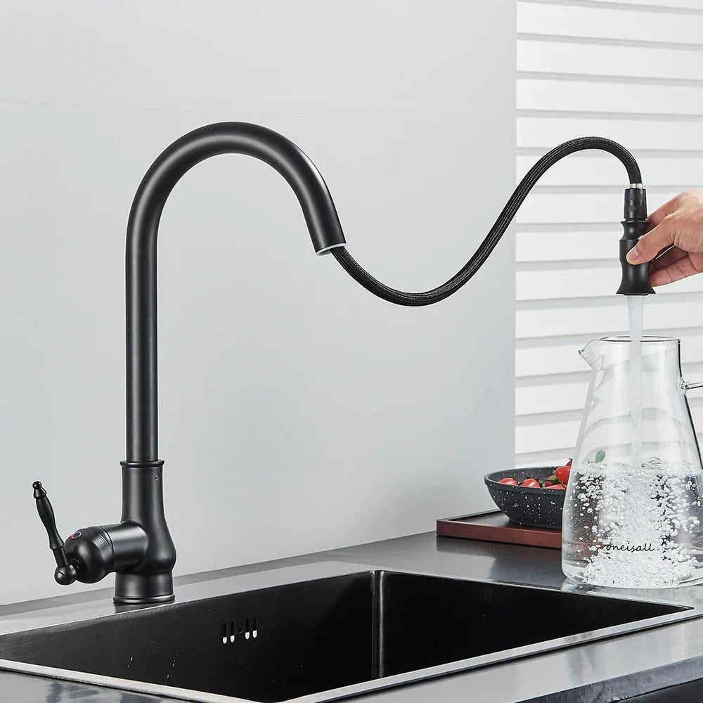 Ulmar keukenkraan van solid brass for high stability and durability – detailfoto van de afwerking