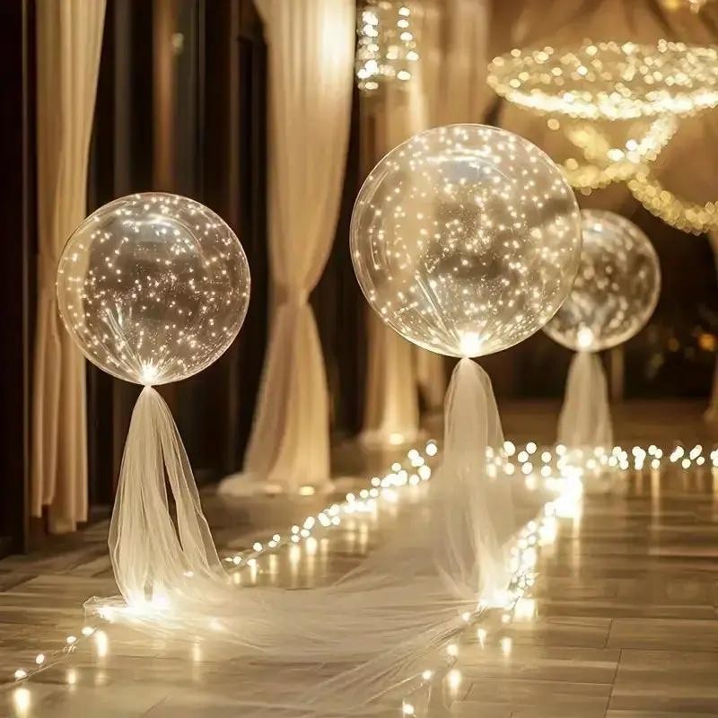 Vertal ballon van kunststof – close-up van het materiaal
