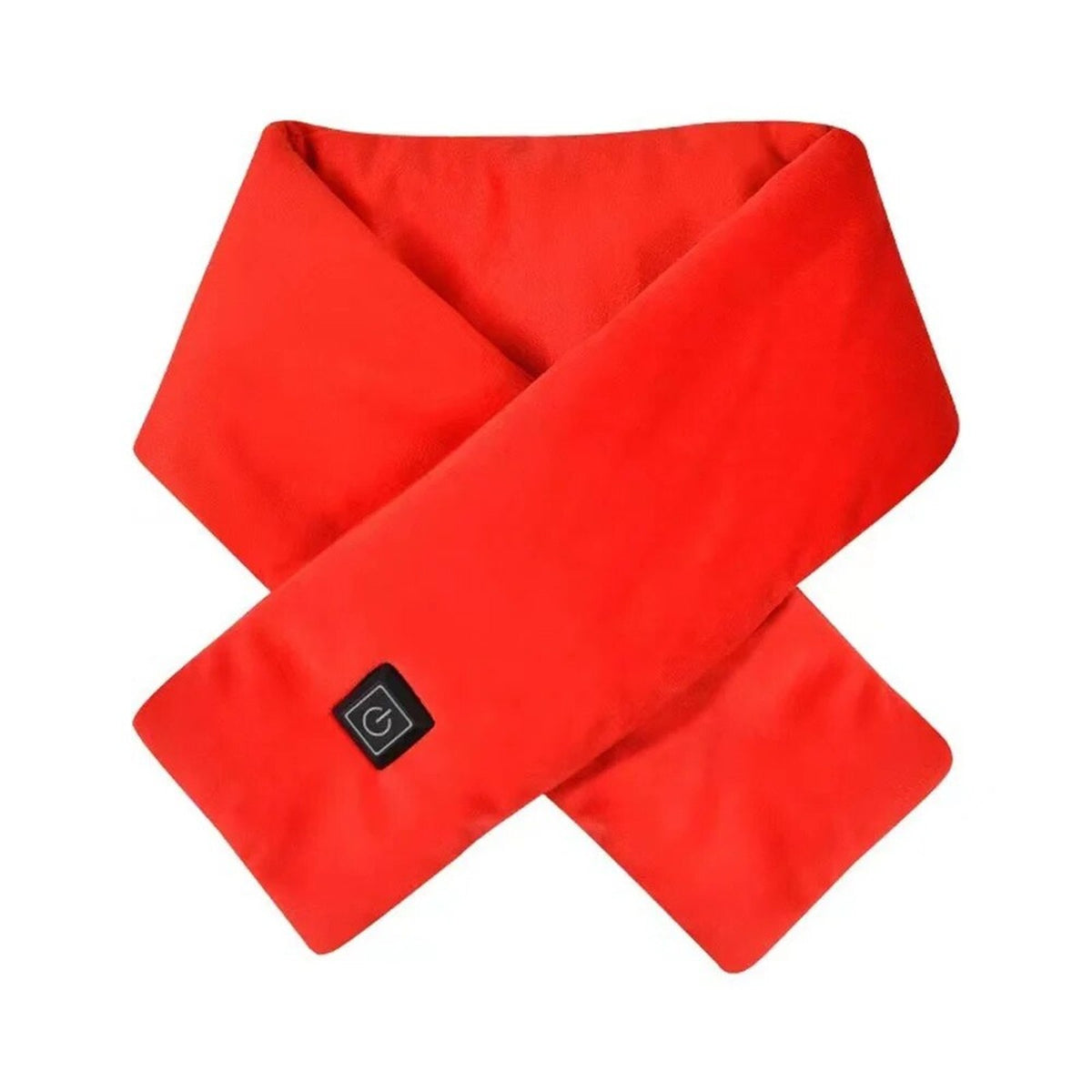 nekwarmer in rood – achteraanzicht